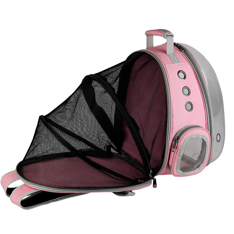 Pet Capsule Backpack – Cozy Travel with a View