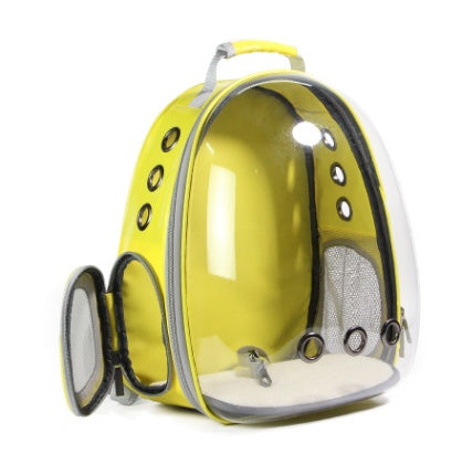 Pet Capsule Backpack – Cozy Travel with a View
