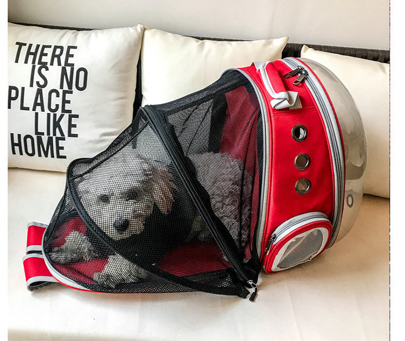 Pet Capsule Backpack – Cozy Travel with a View