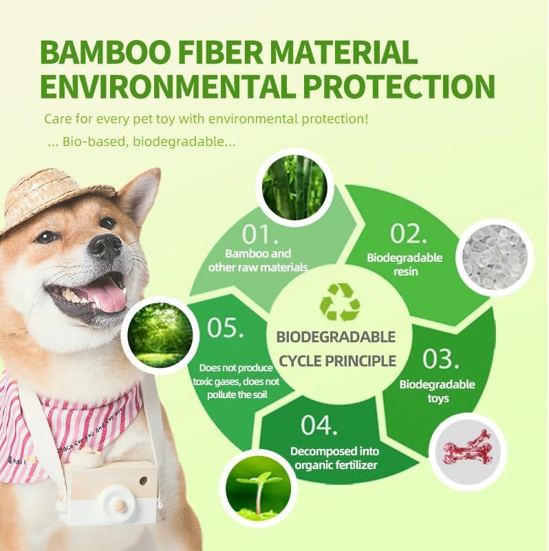 Indestructible Rubber Dog Bone – Long-Lasting Playtime