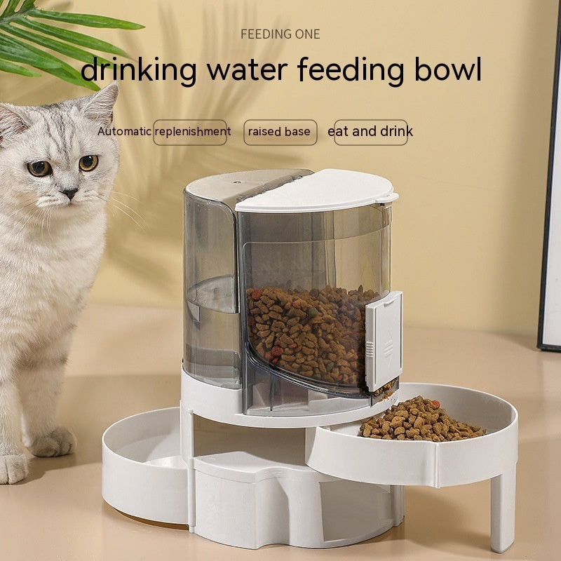 Automatic Food and Water Station for Happy Pets